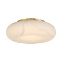 LED Flush Mount by Crystorama - Acme Collection, Aged Brass Finish - AME-405-AG