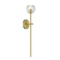 LED Wall Sconce by Crystorama - Aragon Collection, Soft Brass Finish - ARA-10261-SB