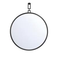 Mirror by Crystorama - Alston Collection, Matte Black Finish - AST-M860-MK