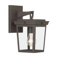 One Light Outdoor Wall Sconce by Crystorama - Belmont Collection, Twilight Bronze Finish - BEL-A8061-TZ