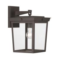 One Light Outdoor Wall Sconce by Crystorama - Belmont Collection, Twilight Bronze Finish - BEL-A8062-TZ