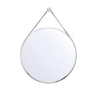 Mirror by Crystorama - Callahan Collection, Polished Nickel Finish - CAL-M224-PN