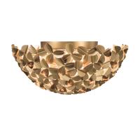 Three Light Flush Mount by Crystorama - Cora Collection, Soft Gold Finish - COR-7100-SG