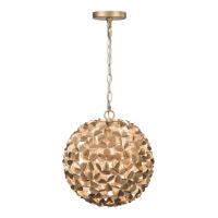 One Light Chandelier by Crystorama - Cora Collection, Soft Gold Finish - COR-7105-SG