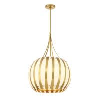 Five Light Chandelier by Crystorama - Daria Collection, Luxe Gold Finish - DRA-8003-LG
