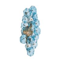Four Light Wall Sconce by Crystorama - Esme Collection, Aged Brass Finish - ESM-4001-AG-BL