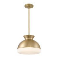 Two Light Pendant by Crystorama - Gidget Collection, Vibrant Gold Finish - GID-4015-VG