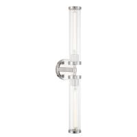 LED Wall Sconce by Crystorama - Jarvis Collection, Polished Nickel Finish - JAR-2302-PN