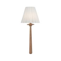 LED Wall Sconce by Crystorama - Jules Collection, Aged Brass + Wood Finish - JLS-2901-AG-WD