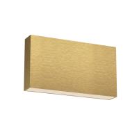 LED Wall Sconce by Kuzco Lighting - Mica Collection, Brushed Gold Finish - AT6610-BG-UNV