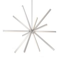 LED Chandelier by Kuzco Lighting - Sirius Collection, Brushed Nickel Finish - CH14356-BN-UNV