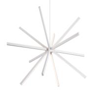 LED Chandelier by Kuzco Lighting - Sirius Collection, White Finish - CH14356-WH-UNV
