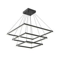 LED Chandelier by Kuzco Lighting - Piazza Collection, Black Finish - CH88332-BK-UNV-010