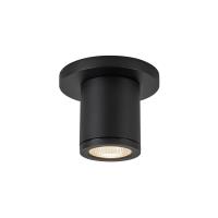 LED Outdoor Ceiling Mount by Kuzco Lighting - Nordic Collection, Black Finish - EC262103-BK