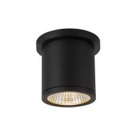 LED Outdoor Ceiling Mount by Kuzco Lighting - Nordic Collection, Black Finish - EC264104-BK