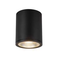 LED Outdoor Ceiling Mount by Kuzco Lighting - Nordic Collection, Black Finish - EC265106-BK