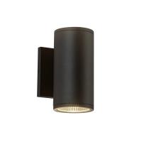 LED Outdoor Wall Sconce by Kuzco Lighting - Nordic Collection, Black Finish - EW264207-BK