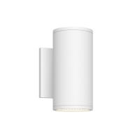LED Outdoor Wall Sconce by Kuzco Lighting - Nordic Collection, White Finish - EW264207-WH