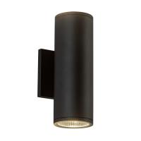 LED Outdoor Wall Sconce by Kuzco Lighting - Nordic Collection, Black Finish - EW264210-BK