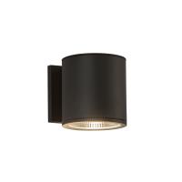 LED Outdoor Wall Sconce by Kuzco Lighting - Nordic Collection, Black Finish - EW265105-BK