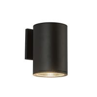 LED Outdoor Wall Sconce by Kuzco Lighting - Nordic Collection, Black Finish - EW265107-BK
