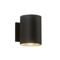 LED Outdoor Wall Sconce by Kuzco Lighting - Nordic Collection, Black Finish - EW265206-BK