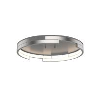 LED Flush Mount by Kuzco Lighting - Anello Minor Collection, Brushed Nickel Finish - FM52719-BN-UNV-010
