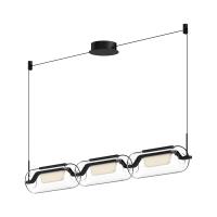 LED Linear Pendant by Kuzco Lighting - Hilo Collection, Black Finish - LP28543-BK-UNV