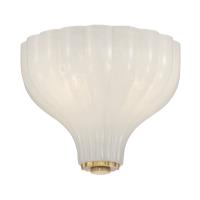 Three Light Semi Flush Mount by Crystorama - Layton Collection, Luxe Gold Finish - LAY-300-LG