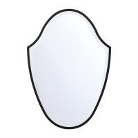 Mirror by Crystorama - Lindee Collection, Matte Black Finish - LIN-M428-MK