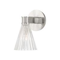 One Light Wall Sconce by Crystorama - Lotus Collection, Polished Nickel Finish - LOT-701-PN