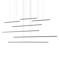 LED Pendant by Kuzco Lighting - Chute Motion Collection, Black Finish - MP14970-BK-UNV-010