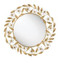 Mirror by Crystorama - Marselle Collection, Antique Gold Finish - MSL-M030-GA