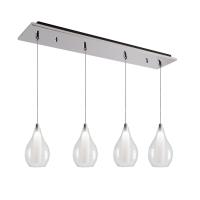 LED Pendant by Kuzco Lighting - Victoria Collection, Chrome Finish - MP3005CH-04