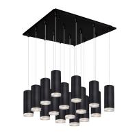 LED Pendant by Kuzco Lighting - Cameo Collection, Black Finish - MP401431BK-16