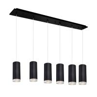 LED Pendant by Kuzco Lighting - Cameo Collection, Black Finish - MP401432BK-06