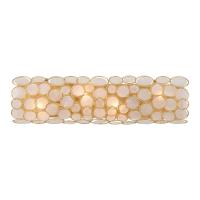 Four Light Bath by Crystorama - Palla Collection, Antique Gold Finish - PAL-526-GA