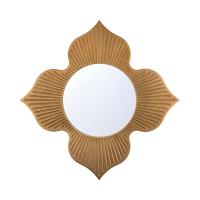 Mirror by Crystorama - Tullos Collection, Burnished Brass Finish - TUL-M100-BB