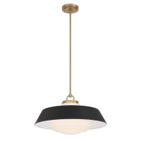 Three Light Pendant by Crystorama - Xander Collection, Vibrant Gold Finish - XAN-8009-VG-MK