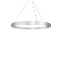 LED Pendant by Kuzco Lighting - Halo Collection, Brushed Silver Finish - PD22753-BS-UNV-010