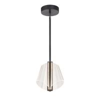 LED Pendant by Kuzco Lighting - Mulberry Collection, Black/Light Guide Finish - PD62511-BK/LG-UNV