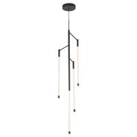 LED Pendant by Kuzco Lighting - Motif Collection, Black Finish - PD74746-BK-UNV