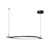 LED Pendant by Kuzco Lighting - Serif Collection, Black Finish - PD84436-BK-UNV