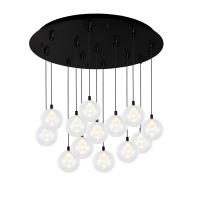 LED Pendant by Kuzco Lighting - Bolla Collection, Black Finish - MP3106BK-13