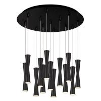 LED Pendant by Kuzco Lighting - Robson Collection, Black Finish - MP42502BK-13
