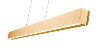 LED Linear Chandelier by Z-Lite - Hudson Collection, Gold Finish - 1016-55L-GLD-LED