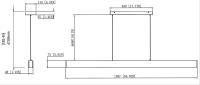 LED Linear Chandelier by Z-Lite - Hudson Collection, Gold Finish - 1016-55L-GLD-LED