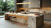 LED Linear Chandelier by Z-Lite - Hudson Collection, Gold Finish - 1016-55L-GLD-LED