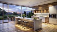 LED Linear Chandelier by Z-Lite - Hudson Collection, Brushed Nickel Finish - 1016-72L-BN-LED