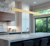 LED Linear Chandelier by Z-Lite - Hudson Collection, Gold Finish - 1016-72L-GLD-LED